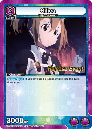 Silica (038) (UEPR/SAO-2-038) - UEX06BT Sword Art Online Vol2 Release Event Cards