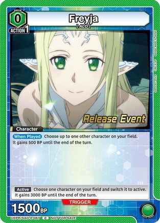Freyja (UEPR/SAO-2-067) - UEX06BT Sword Art Online Vol2 Release Event Cards