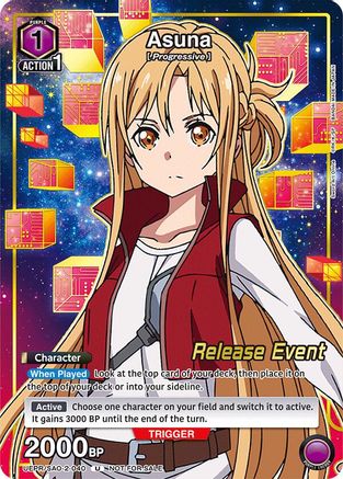 Asuna (Release Event Participation) (UEPR/SAO-2-040) - UEX06BT Sword Art Online Vol2 Release Event Cards