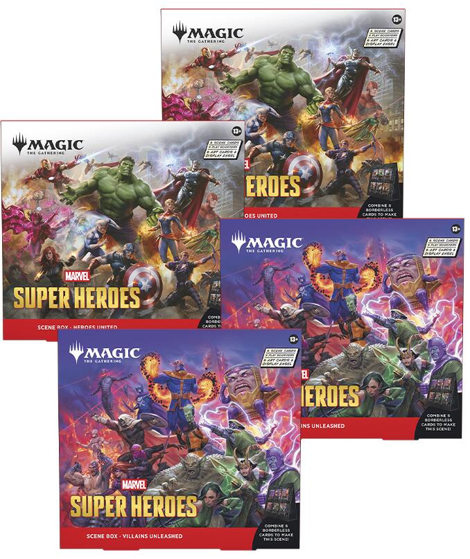 (Preorder) Marvel Super Heroes Scene Box Case [MSH]