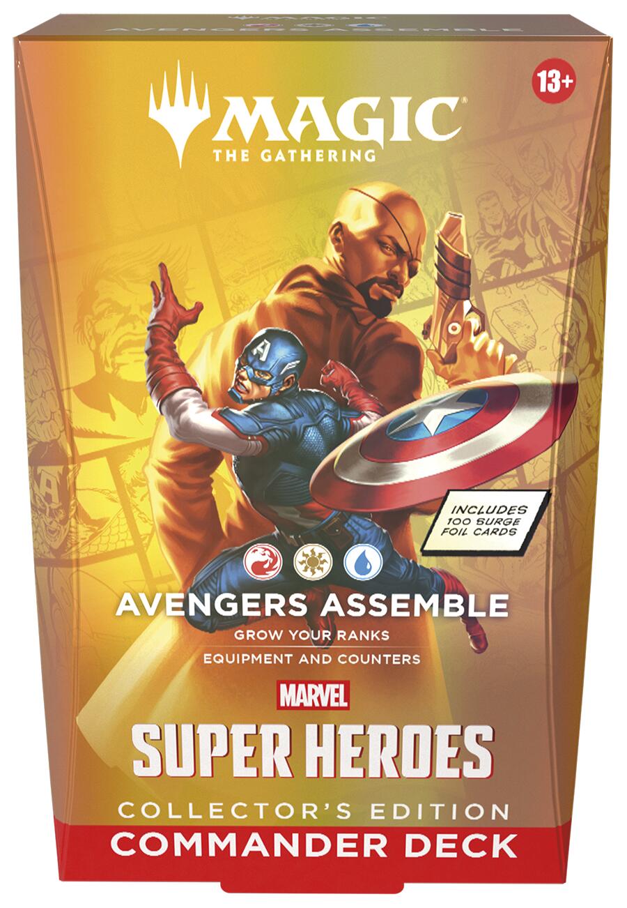 (Preorder) Marvel Super Heroes Commander Deck - Avengers Assemble (Collector's Edition) [MSC] - Golden Apple Comics