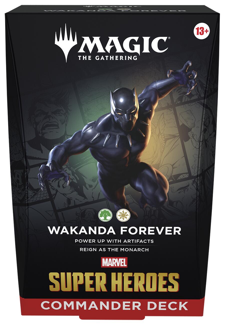 (Preorder) Marvel Super Heroes Commander Deck - Wakanda Forever [MSC] - Golden Apple Comics