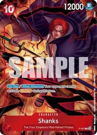 Shanks (Event Pack Vol. 8) (P-097) - One Piece Promotion Cards Foil - Golden Apple Comics
