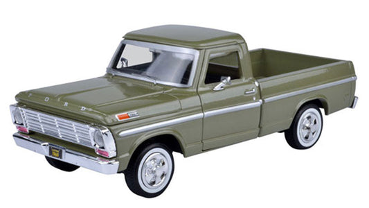 Motormax 79315AC-GR 1/24 Scale 1969 Ford F-100 Pickup