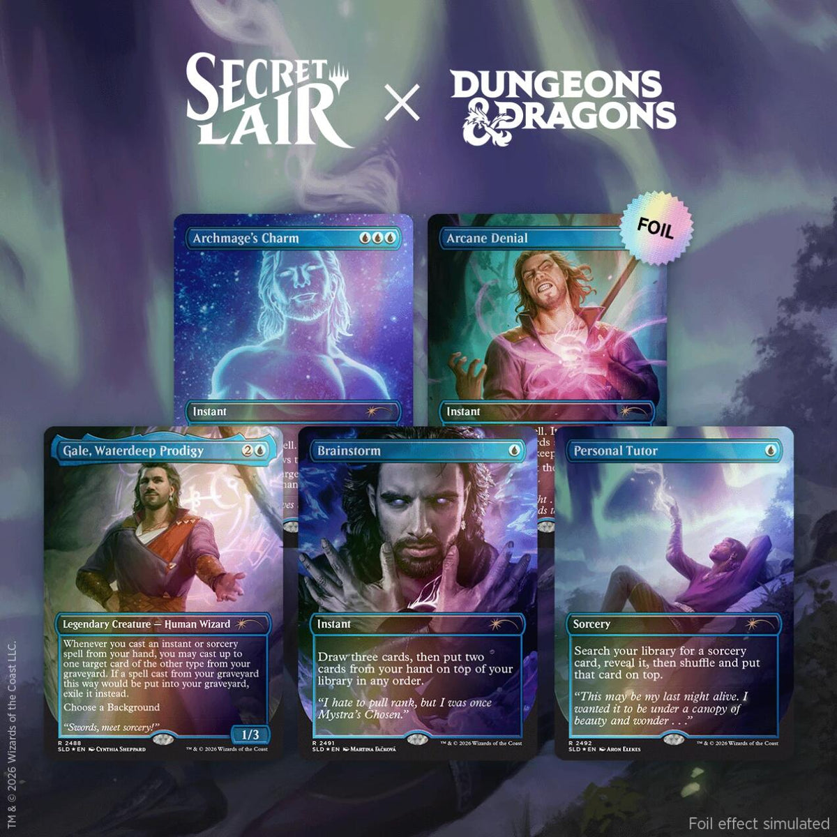 Secret Lair Drop: Secret Lair x Dungeons & Dragons: Gale's Ambition - Traditional Foil Edition [SLD]