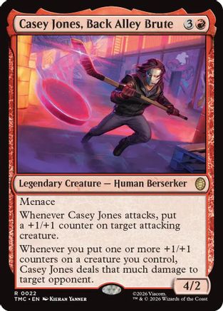 Casey Jones, Back Alley Brute (TMC-022) - Commander: Teenage Mutant Ninja Turtles - Golden Apple Comics
