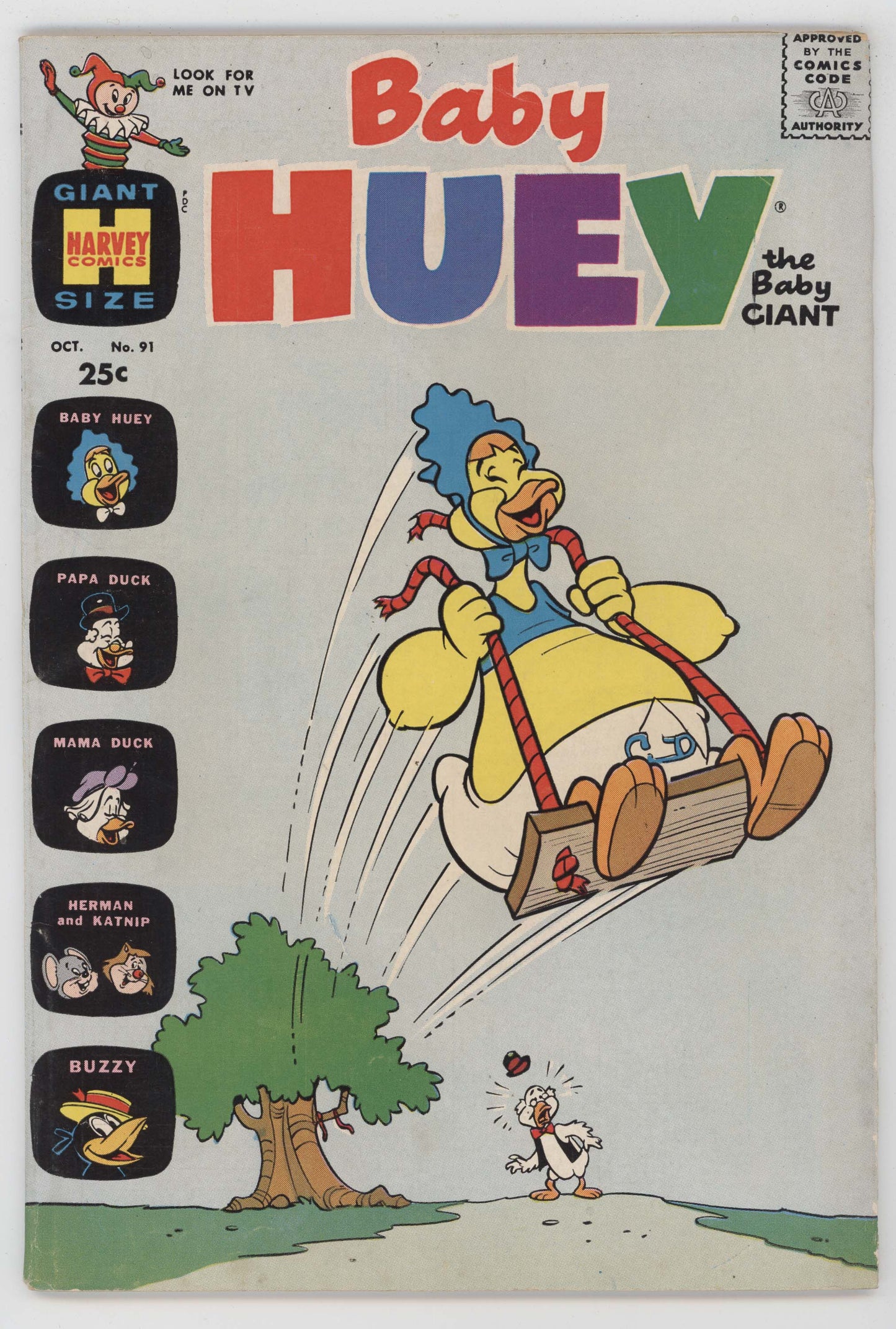 Baby Huey The Baby Giant 91 Harvey 1970 FN VF Swing