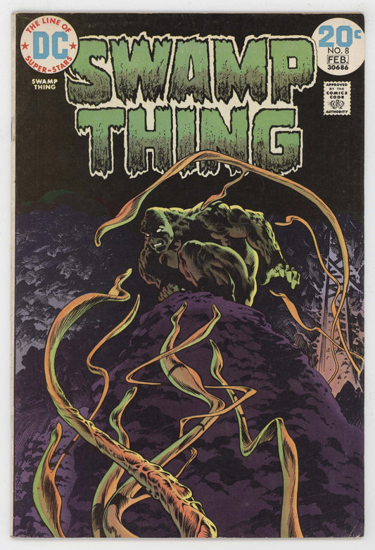 Swamp Thing 8 DC 1973 VG Bernie Wrightson Len Wein