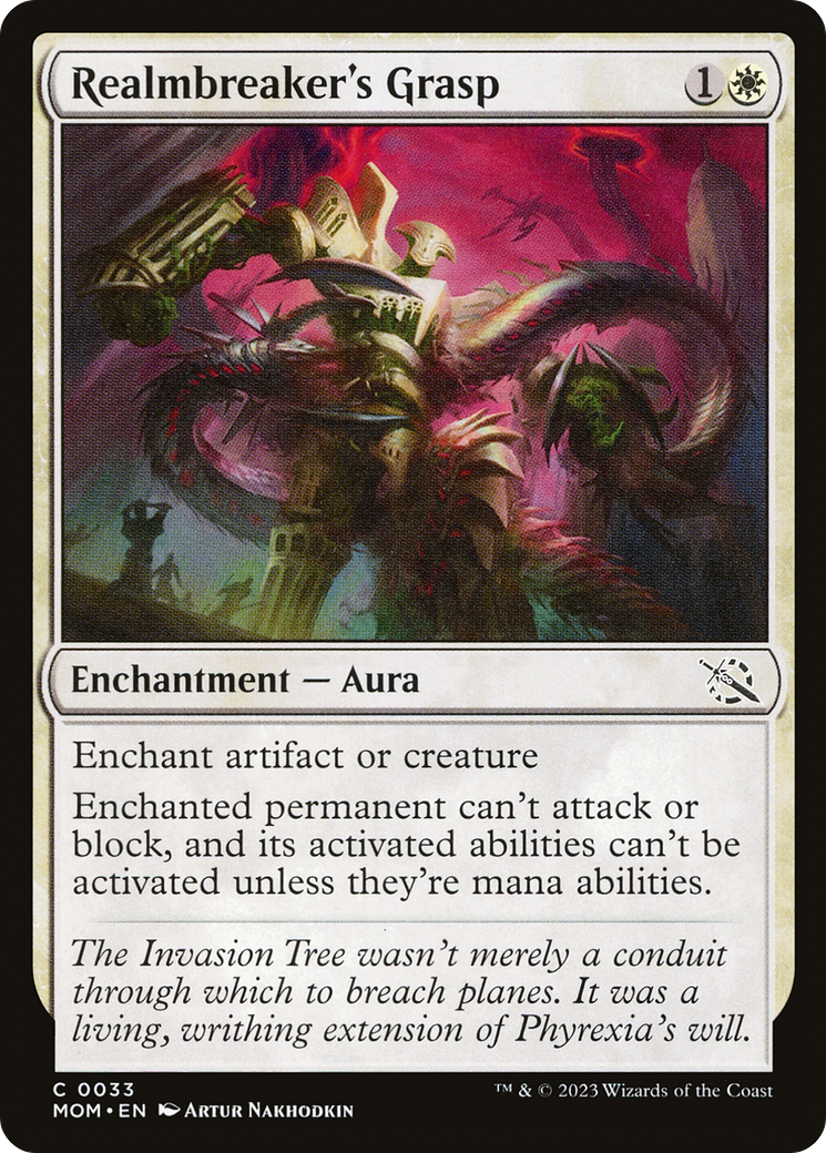 Realmbreaker's Grasp (MOM-033) - March of the Machine Foil