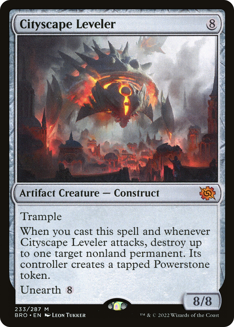 Cityscape Leveler (BRO-233) - The Brothers' War Foil