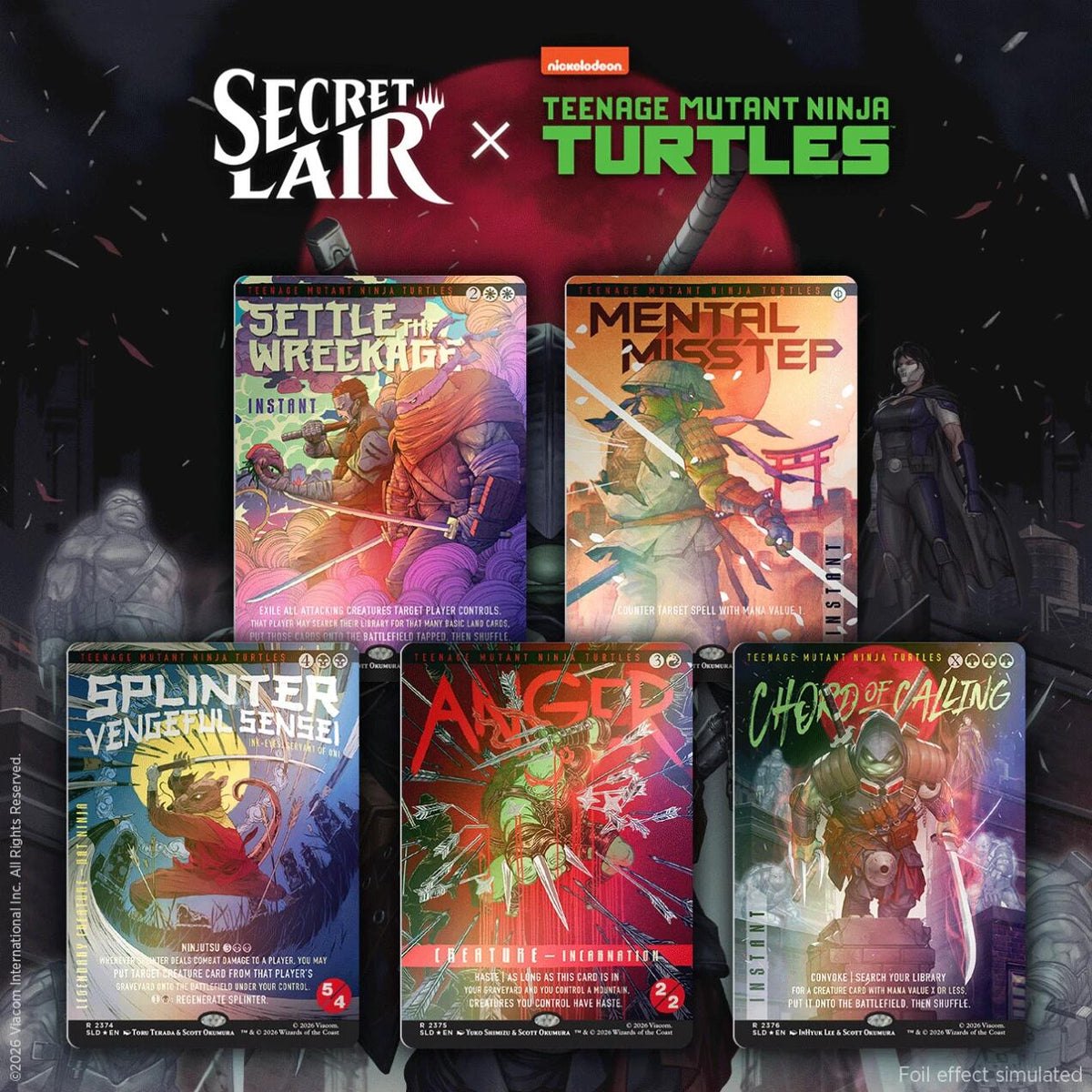 Secret Lair Drop: Secret Lair x Teenage Mutant Ninja Turtles: The Last Ronin - Traditional Foil Edition [SLD]