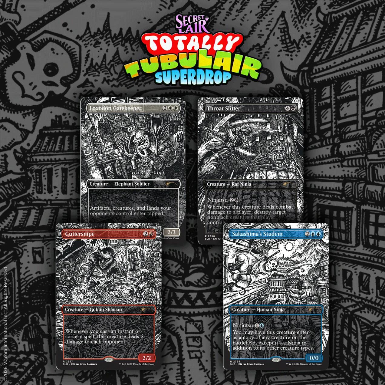 Secret Lair Drop: Featuring: Kevin Eastman (Inks) - Non-Foil Edition [SLD]