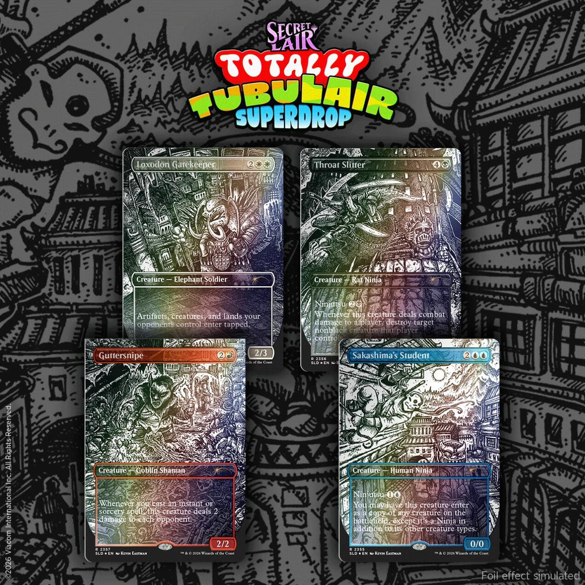 Secret Lair Drop: Featuring: Kevin Eastman (Inks) - Traditional Foil Edition [SLD]