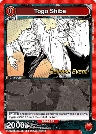 Togo Shiba (048) (UEPR/KGR-1-048) - UE16BT KAGURABACHI Release Event Cards