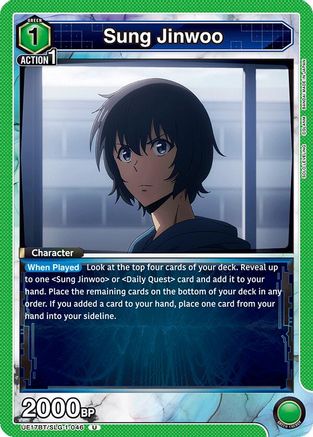 Sung Jinwoo (046) (UE17BT/SLG-1-046) - UE17BT SOLO LEVELING