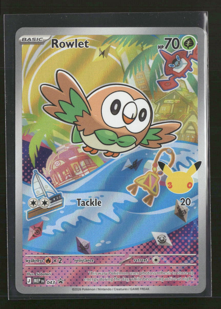 ME: Mega Evolution Promo Rowlet #043