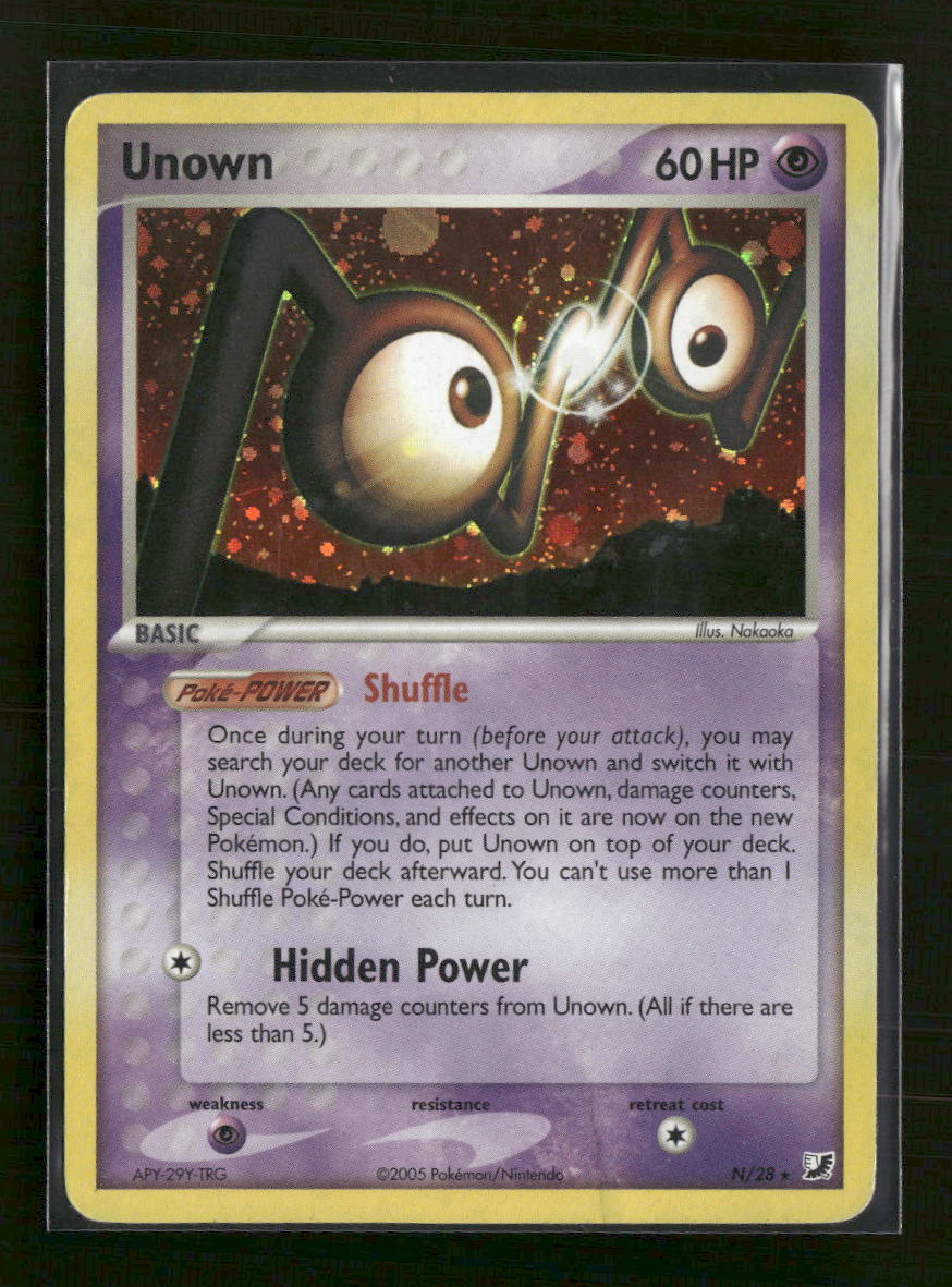 Unseen Forces Unown (N) #N/28 Damaged