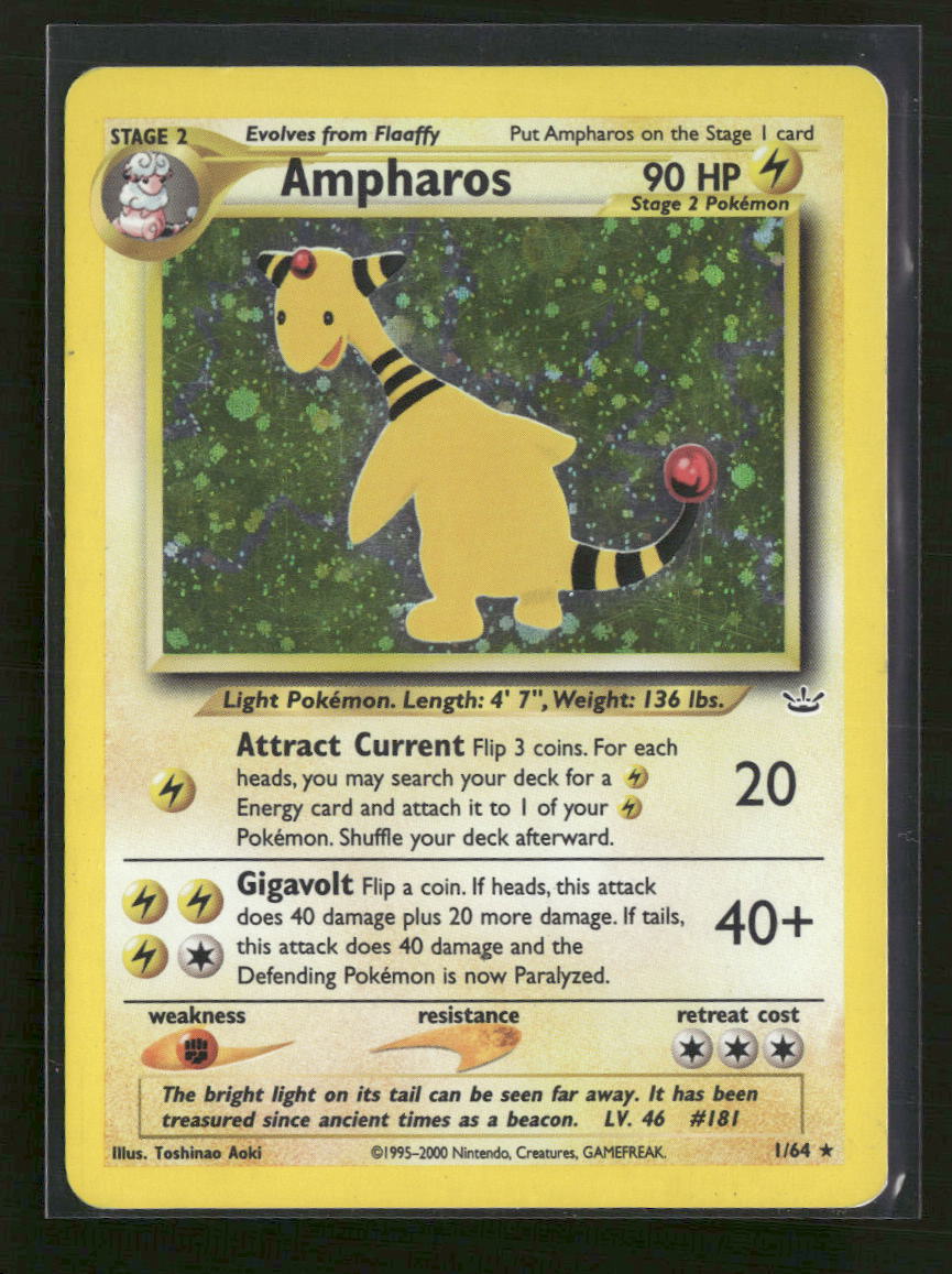 Neo Revelation Ampharos #01/64