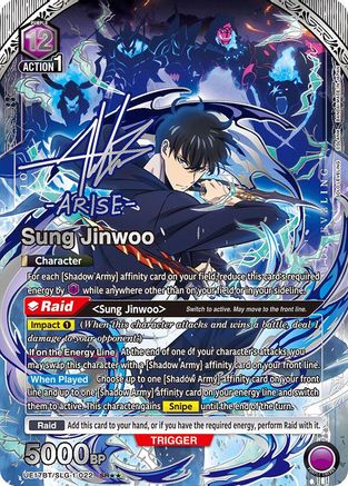 Sung Jinwoo (022) (SR**) (UE17BT/SLG-1-022) - UE17BT SOLO LEVELING Foil