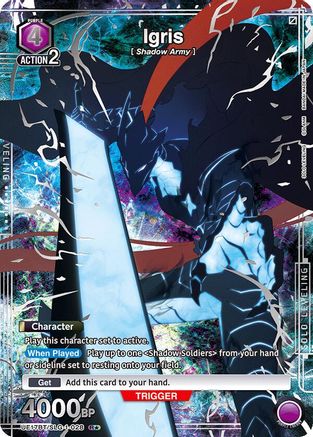 Igris (028) (R*) (UE17BT/SLG-1-028) - UE17BT SOLO LEVELING Foil