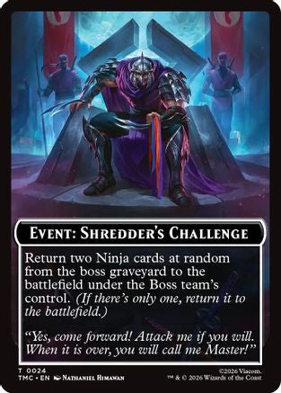Event: Shredder's Challenge (TMC-024) - Commander: Teenage Mutant Ninja Turtles - Golden Apple Comics