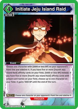 Initiate Jeju Island Raid (UE17BT/SLG-1-077) - UE17BT SOLO LEVELING