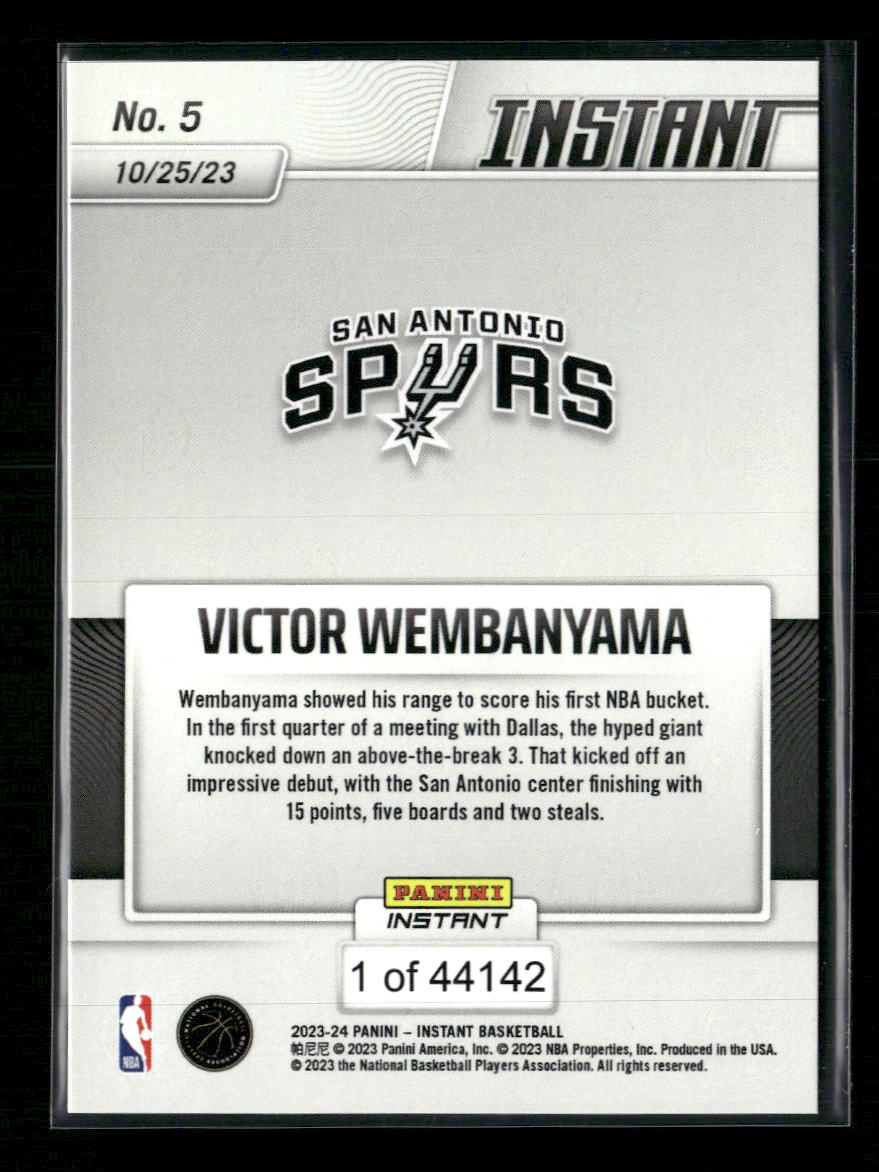 2023-24 Panini Instant NBA Victor Wembanyama #5