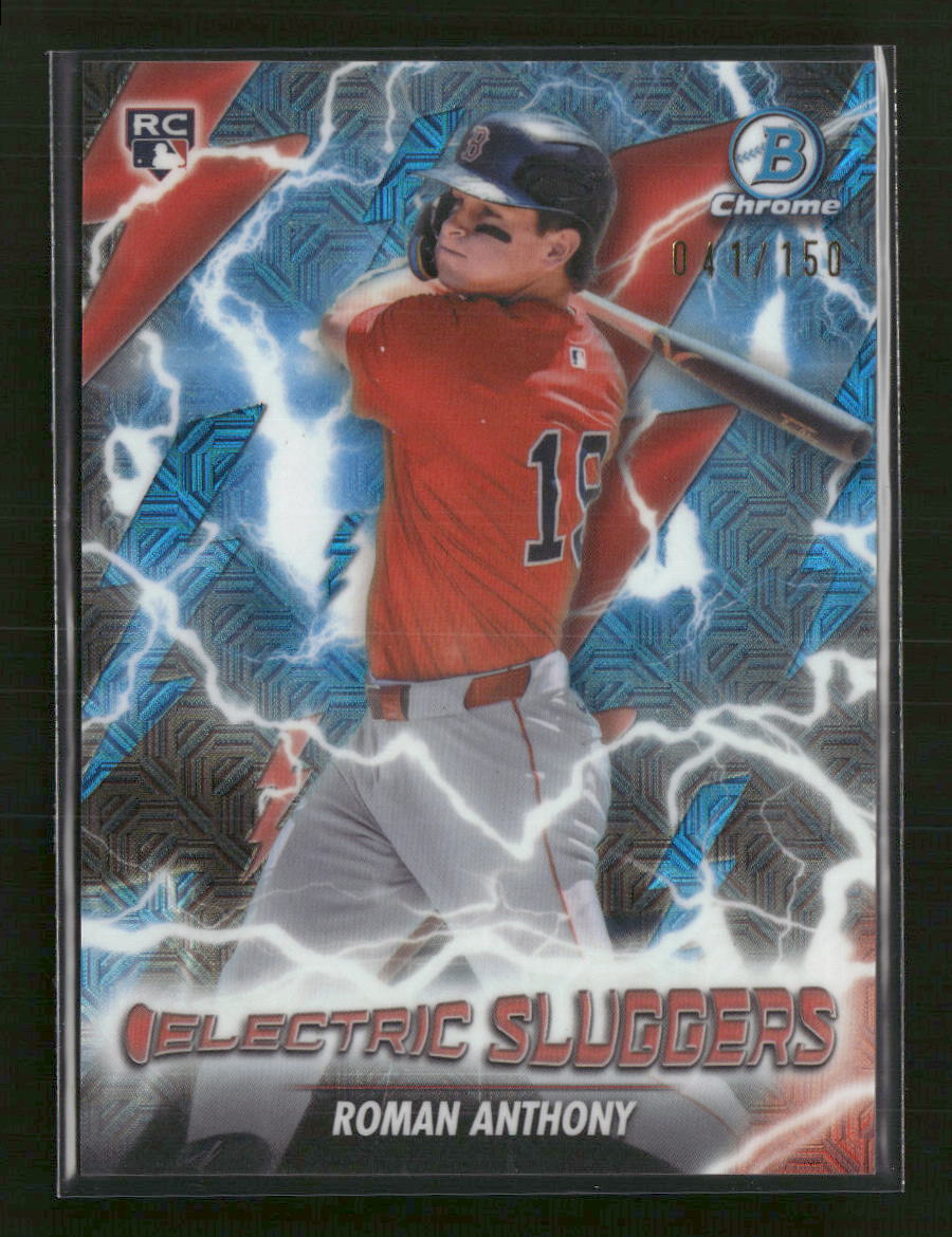2026 Bowman Electric Sluggers Mojo Blue Refractors Roman Anthony #/150 #ES-16