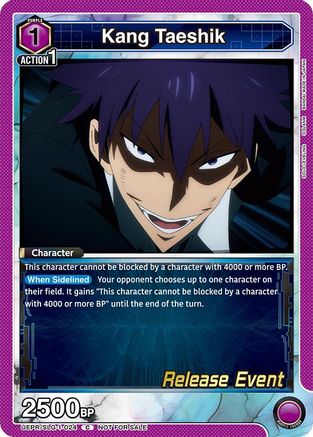 Kang Taeshik (UE17BT/SLG-1-024) - UE17BT SOLO LEVELING Release Event Cards
