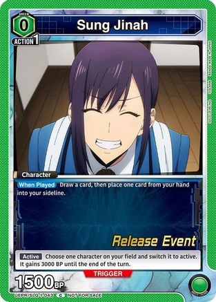 Sung Jinah (043) (UE17BT/SLG-1-043) - UE17BT SOLO LEVELING Release Event Cards