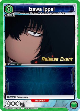 Izawa Ippei (UE17BT/SLG-1-066) - UE17BT SOLO LEVELING Release Event Cards