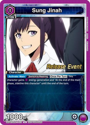 Sung Jinah (013) (UE17BT/SLG-1-013) - UE17BT SOLO LEVELING Release Event Cards
