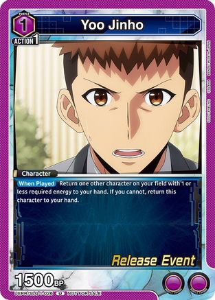 Yoo Jinho (026) (UE17BT/SLG-1-026) - UE17BT SOLO LEVELING Release Event Cards