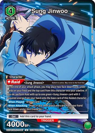 Sung Jinwoo (047) (Release Event Participation) (UE17BT/SLG-1-047) - UE17BT SOLO LEVELING Release Event Cards