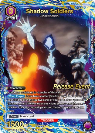Shadow Soldiers (C*) (UE17BT/SLG-1-030) - UE17BT SOLO LEVELING Release Event Cards Foil