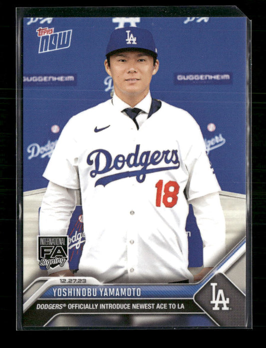 2023-24 Topps Now Off-Season Yoshinobu Yamamoto #OS-25