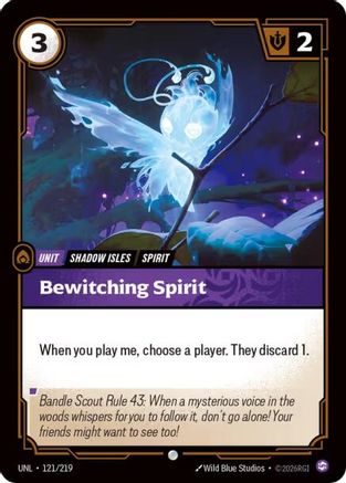 Bewitching Spirit (121/219) - Unleashed Foil