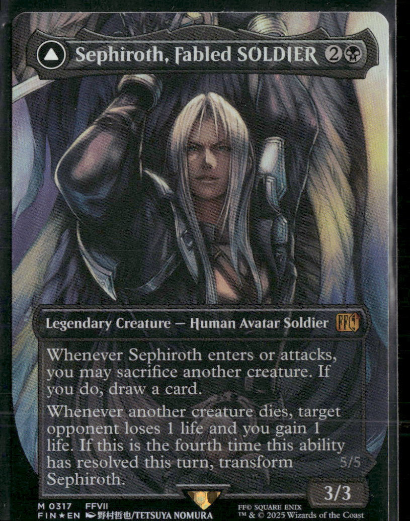 FINAL FANTASY Sephiroth, Fabled SOLDIER (0317) (Borderless) #317