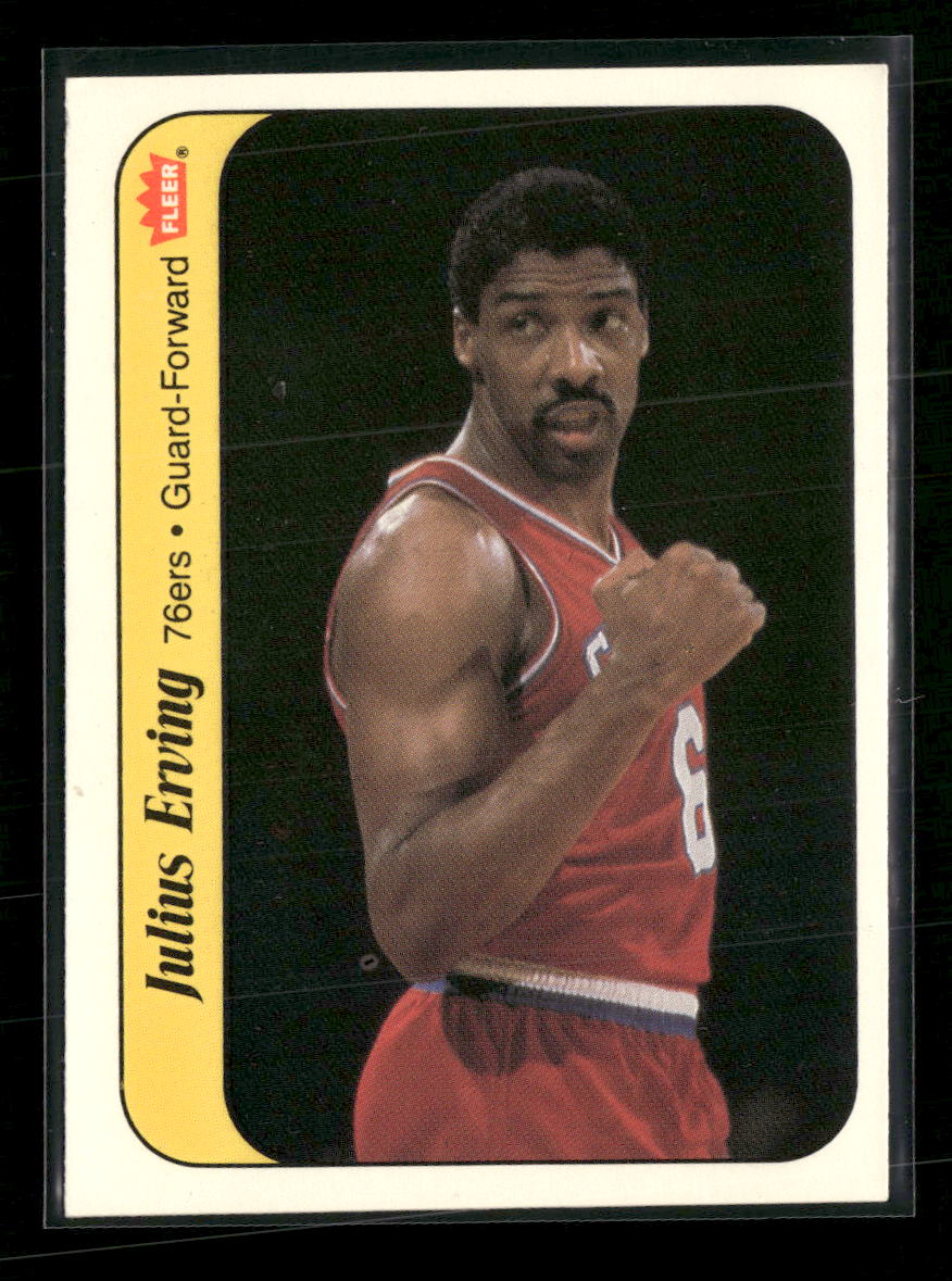 1986-87 Fleer Stickers Julius Erving #5