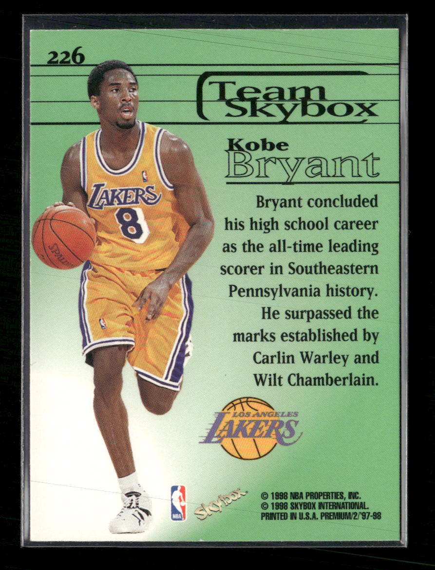 1997-98 SkyBox Premium Kobe Bryant #226
