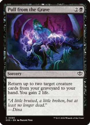 Pull from the Grave (SOS-095) - Secrets of Strixhaven Foil - Golden Apple Comics