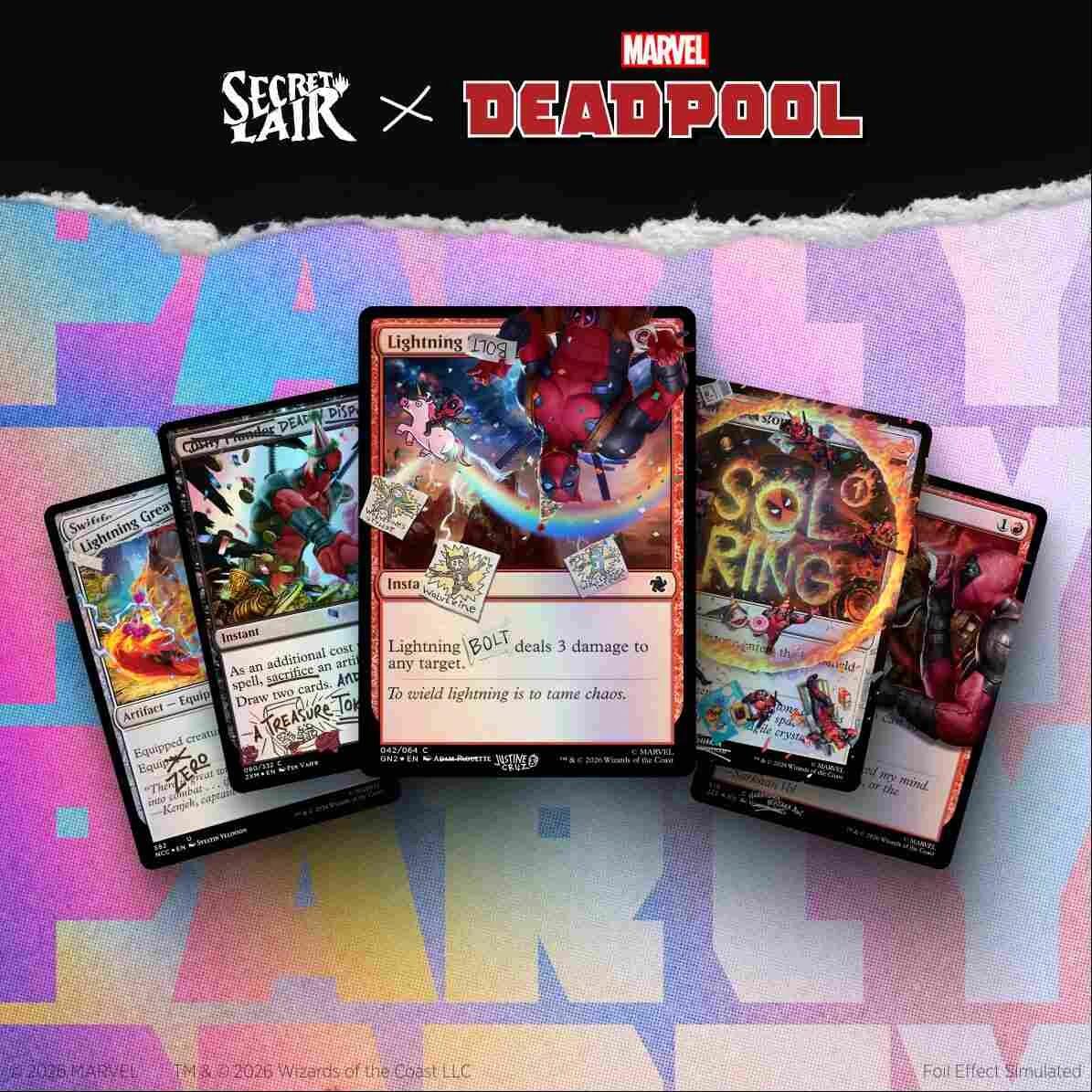 Secret Lair Drop: Secret Lair x Marvel's Deadpool: I Fixed It (You're Welcome) - Pool Party Foil Edition [SLD]