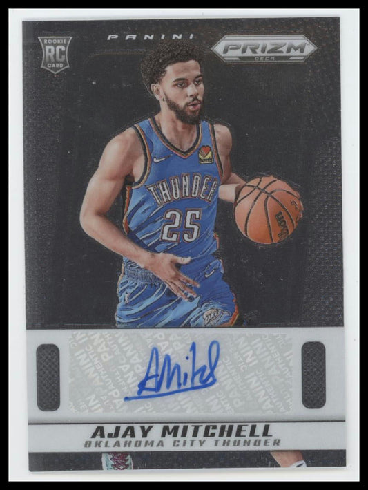 2024-25 Panini Prizm Deca Signatures Ajay Mitchell AU #PDS-AJA