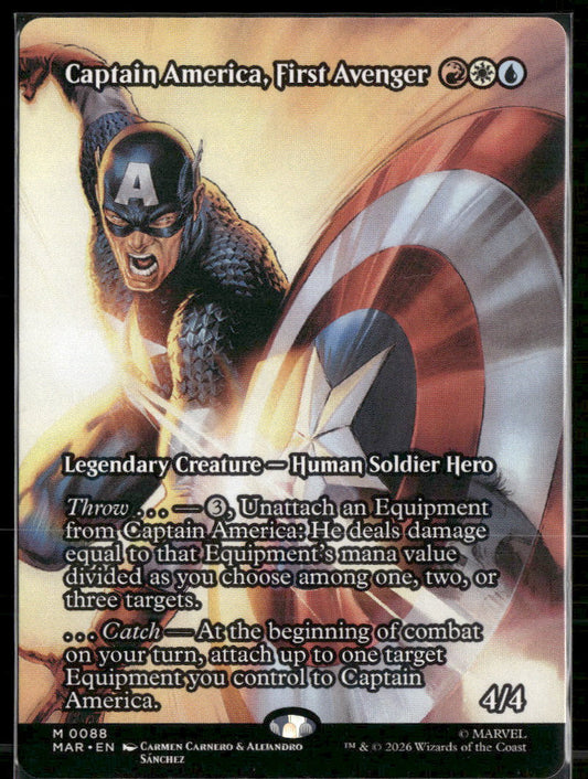 Marvel Universe Eternal-Legal Captain America, First Avenger (Borderless) #88
