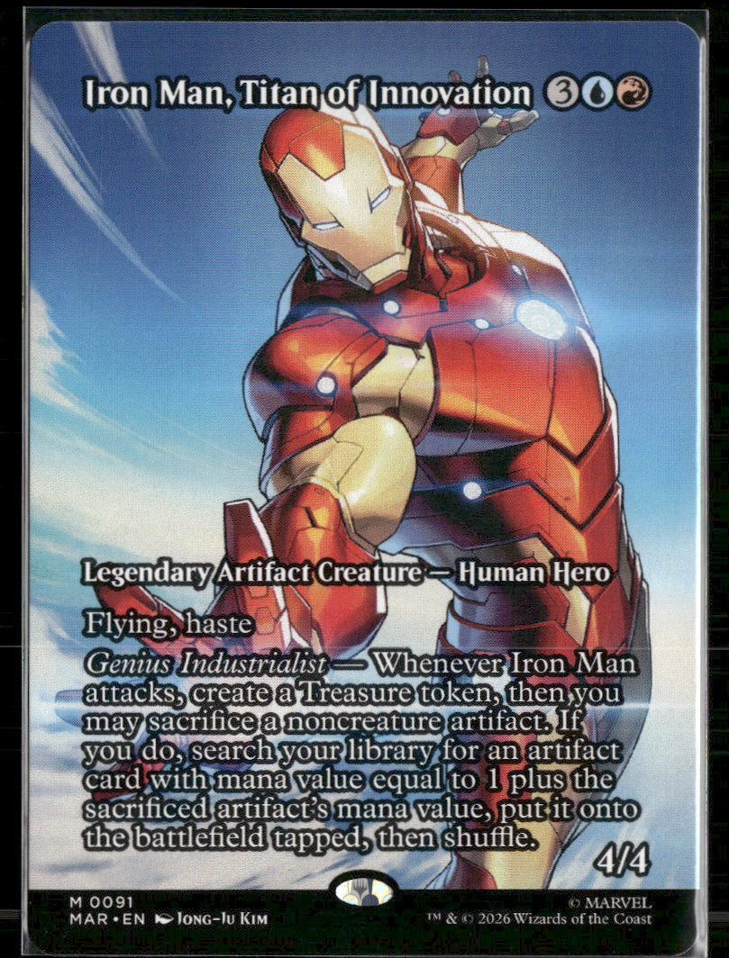 Marvel Universe Eternal-Legal Iron Man, Titan of Innovation (Borderless) #91