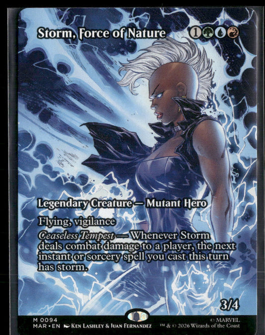 Marvel Universe Eternal-Legal Storm, Force of Nature (Borderless) #94