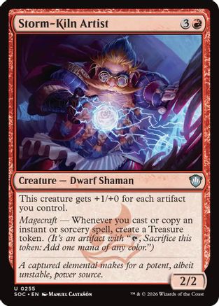 Storm-Kiln Artist (SOC-255) - Commander: Secrets of Strixhaven - Golden Apple Comics