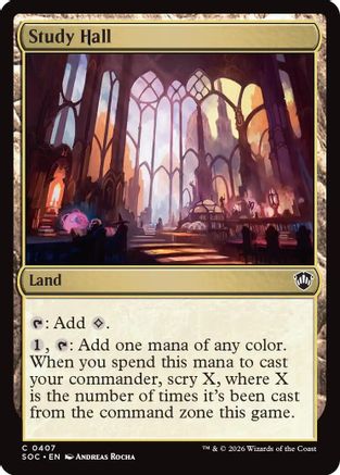 Study Hall (SOC-407) - Commander: Secrets of Strixhaven - Golden Apple Comics