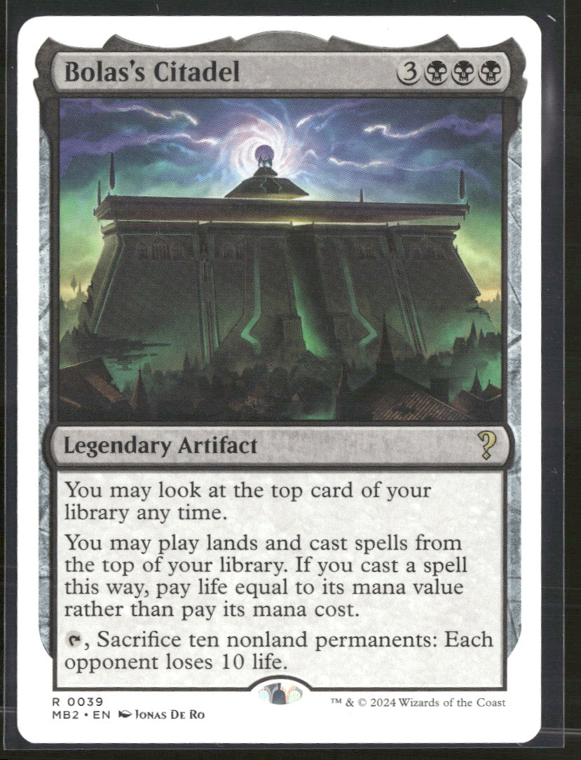 Mystery Booster 2 Bolas's Citadel (White Border) #39