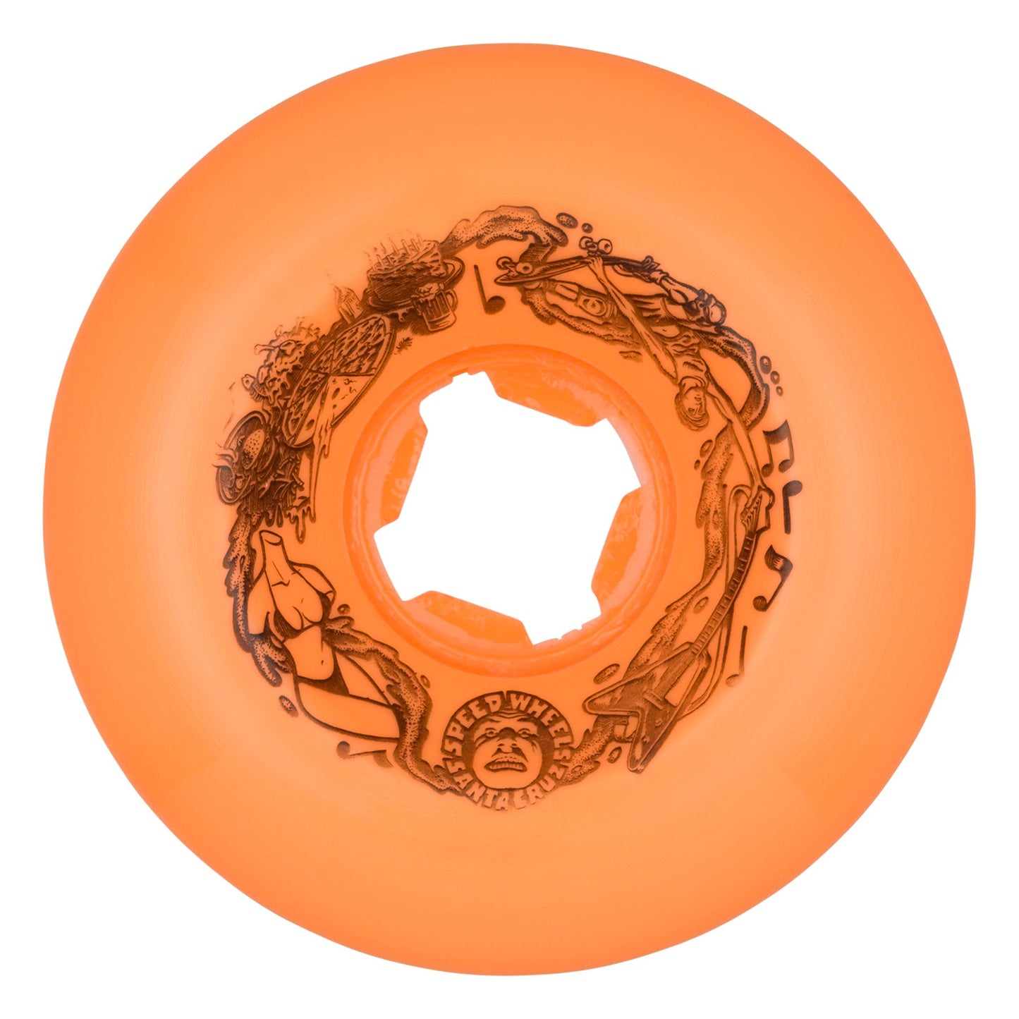 Slime Balls Vomits Orange 60mm 97a Skateboard Wheels